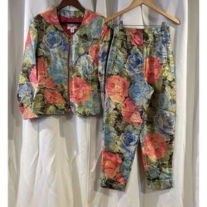 Vintage Mondi Floral‎ Blazer & Pant Set